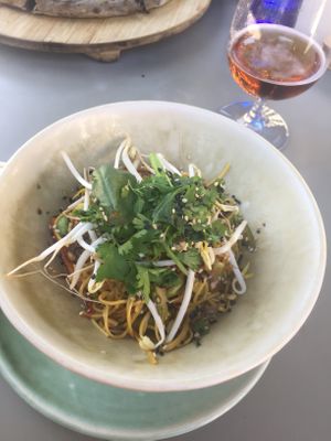 Asian wok  at The Green Spot in Barcelona