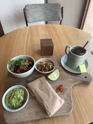 Jackfruit 🌮   at The Green Spot in Barcelona