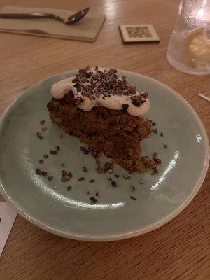 Carrot cake - not that good, I think that the feeling was expired😒 at The Green Spot in Barcelona