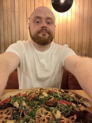 Vegan Pizza  at The Green Spot in Barcelona