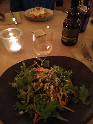 Soba salad at The Green Spot in Barcelona