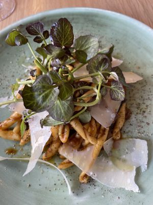 Maccheroni parmesano(vegetarian)   at The Green Spot in Barcelona