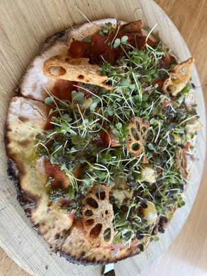 Best vegan pizza!  at The Green Spot in Barcelona