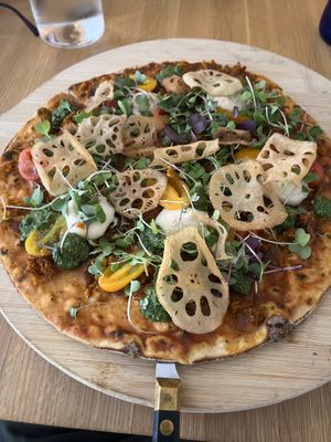 Pizza  at The Green Spot in Barcelona