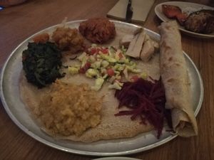 Degustació etíop at The Green Spot in Barcelona