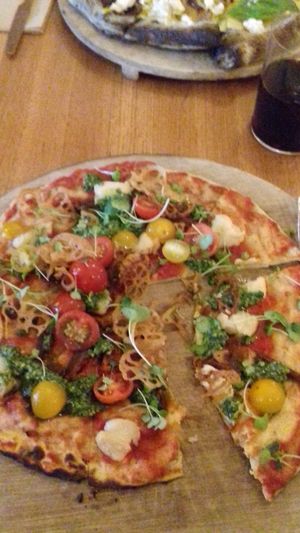 Best pizza I've had at The Green Spot in Barcelona