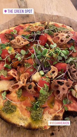 GLUTENFREIE Pizza at The Green Spot in Barcelona