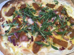 seitan flambee at Sävel in Helsinki