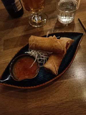 Spring rolls at Monsun Noodlebar in Oslo