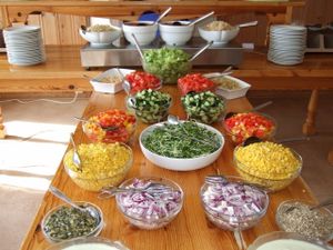 A glimpse of one of our dishes at Fredheim Livsstilsenter in Kongsberg