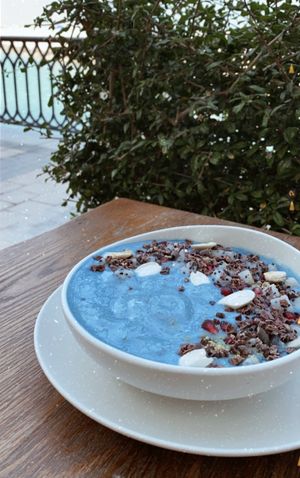 Milky blues   at Evergreen Organics in Doha