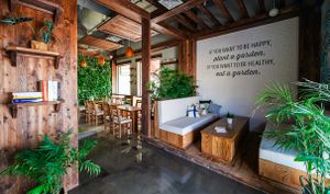 Evergreen organics interoir at Evergreen Organics in Doha