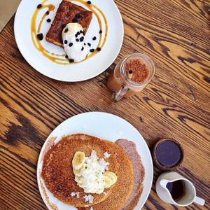 breakfast at evergreen shot by one of our customer  at Evergreen Organics in Doha
