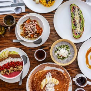 My favourite breakfast at Evergreen Organics in Doha