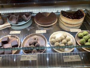 sweets  at Evergreen Organics in Doha