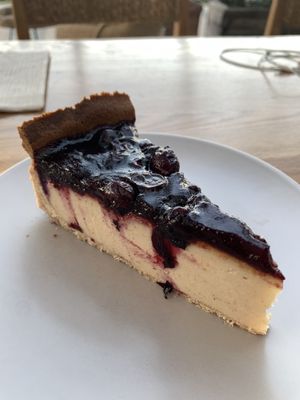 cheesecake  at Evergreen Organics in Doha