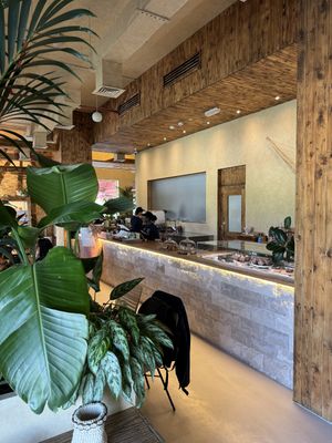 Inside  at Evergreen Organics in Doha