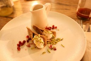 ramadan menu dessert at Evergreen Organics in Doha