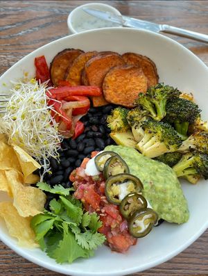 Fresh bowl   at Evergreen Organics in Doha