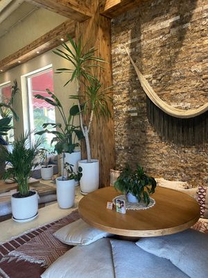 Inside   at Evergreen Organics in Doha