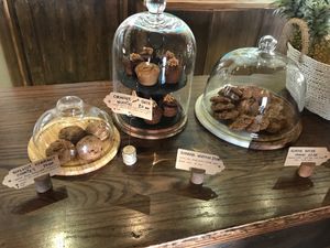 Just a really small selection of the cakes and sweet treats on offer at Evergreen Organics in Doha