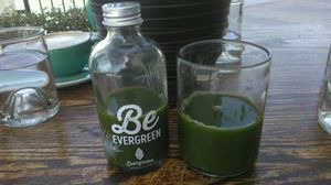 Smoothie at Evergreen Organics in Doha