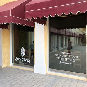 Storefront at Evergreen Organics in Doha