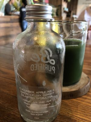 Be Purified Juice at Evergreen Organics in Doha