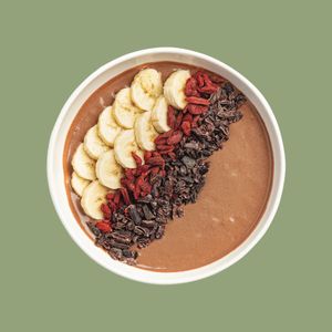 chocolate bowl  at Evergreen Organics in Doha