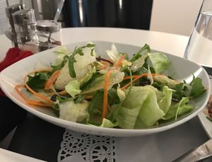 Salad. at Uli's Veganeria in Vienna