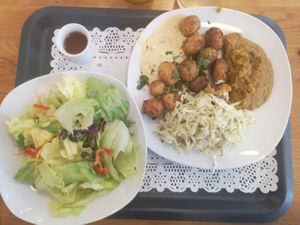 Menu at Uli's Veganeria in Vienna