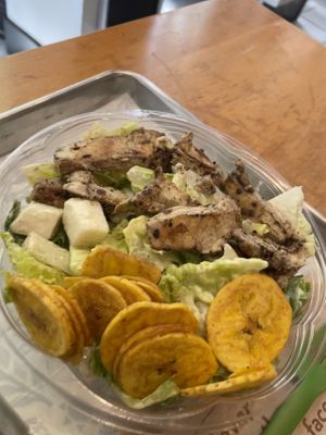 Jerk Caesar salad  at HipCityVeg - 7th St in Washington