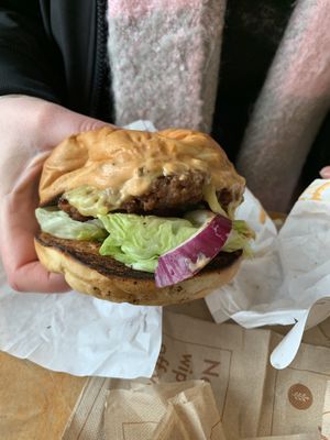 B burger   at HipCityVeg - 7th St in Washington