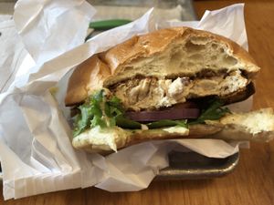 Chicken ranch burger  at HipCityVeg - 7th St in Washington