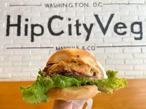 Ziggy burger  at HipCityVeg - 7th St in Washington