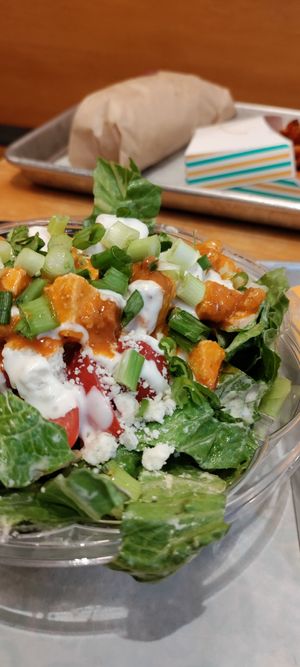 Buffalo chicken salad at HipCityVeg - 7th St in Washington