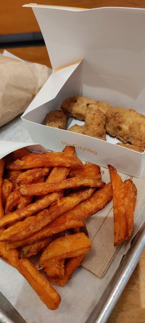 Nuggs and fries at HipCityVeg - 7th St in Washington