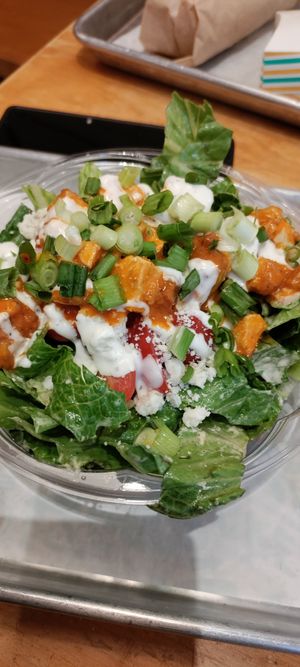 Buffalo chicken salad at HipCityVeg - 7th St in Washington