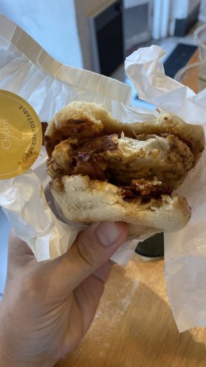 Maple chickn breakfast sandwich   at HipCityVeg - 7th St in Washington