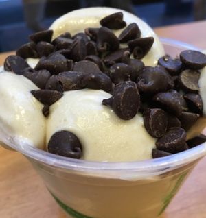 Banana whip with chocolate chips at HipCityVeg - 7th St in Washington