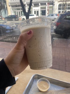 Vegan Vanilla Shake in Compostable Container  at HipCityVeg - 7th St in Washington