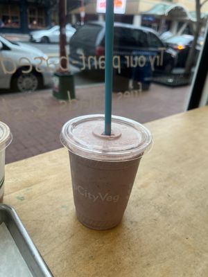 cherry blossom milkshake  at HipCityVeg - 7th St in Washington