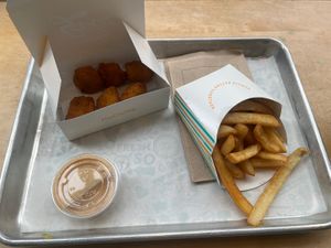 nugget and fry meal  at HipCityVeg - 7th St in Washington