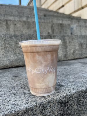 Vanilla & chocolate shake  at HipCityVeg - 7th St in Washington