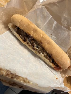 Philly cheesesteak   at HipCityVeg - 7th St in Washington