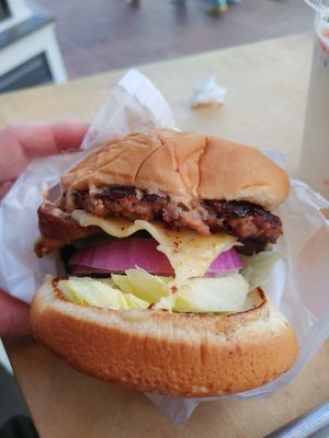 Bacon cheeseburger at HipCityVeg - 7th St in Washington