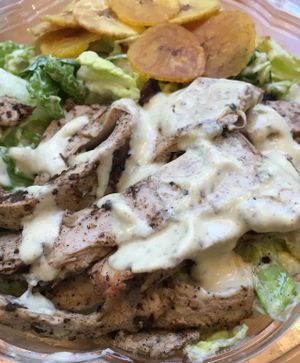 Jerk chik'n salad at HipCityVeg - 7th St in Washington
