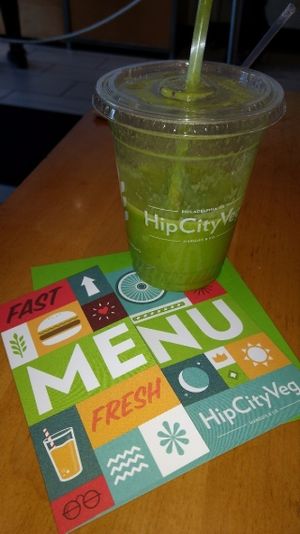 nice graphics at HipCityVeg - 7th St in Washington