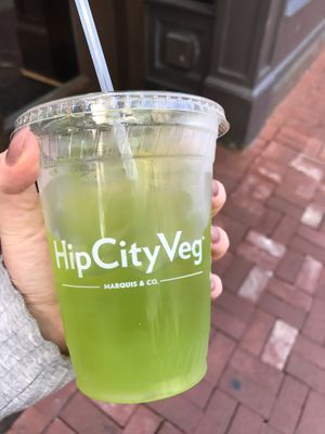 Kale lemonade  at HipCityVeg - 7th St in Washington