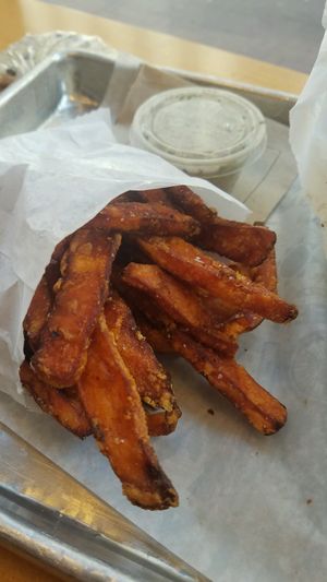 sweet potato fries  at HipCityVeg - 7th St in Washington